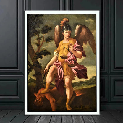 Arte Sacra em Tela: Arcanjo Miguel