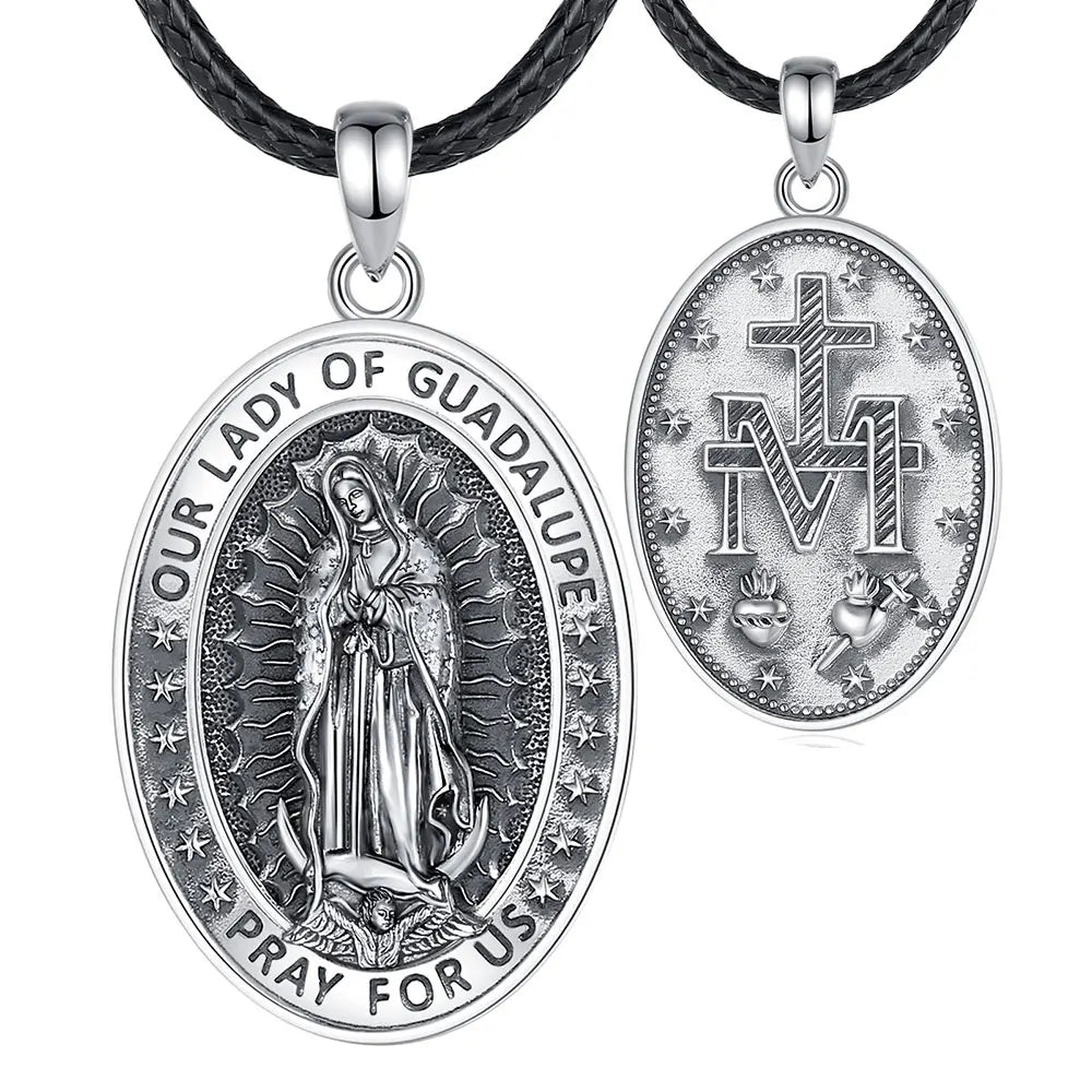 Colar de Prata 925 Nossa Senhora de Guadalupe