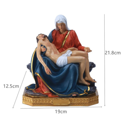 Imagem de Nossa Senhora da Piedade em Resina – Amor e Compaixão Materna