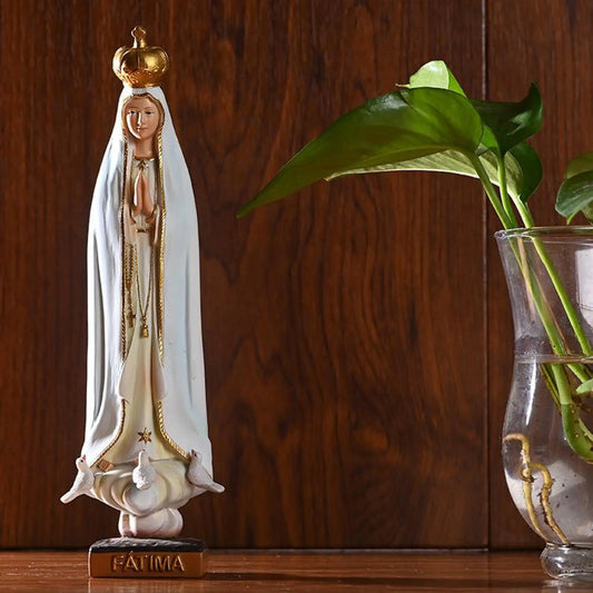 Imagem de Nossa Senhora de Fátima em Resina 21cm