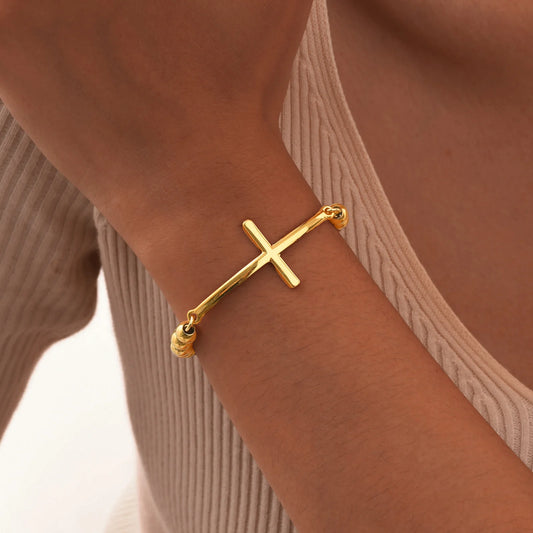 Pulseira Feminina Fé Católica com Medalha de Maria