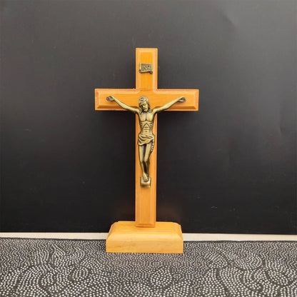 Crucifixo de Madeira INRI 20 cm