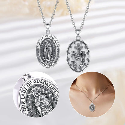 Colar de Prata 925 Nossa Senhora de Guadalupe