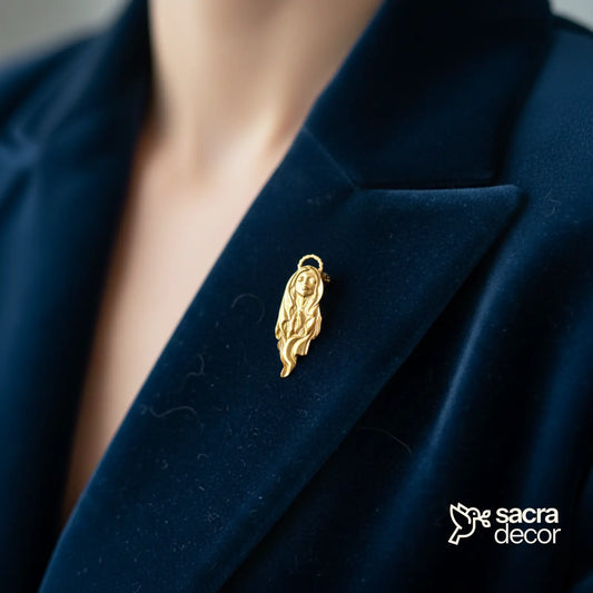 Broche de Roupa Virgem Maria